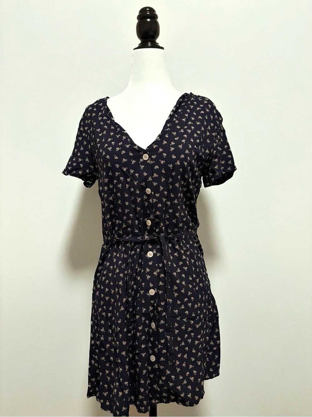 Brandy Melville Floral Mini Dress in Navy Like New